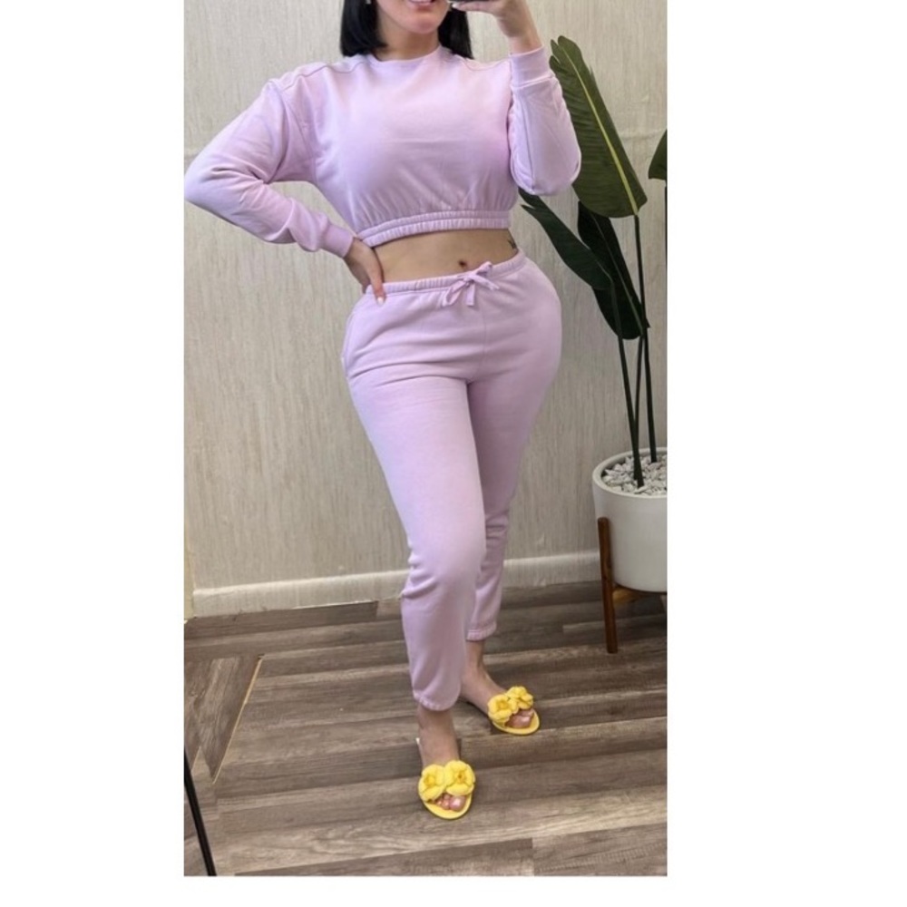 Lavender sweat suit